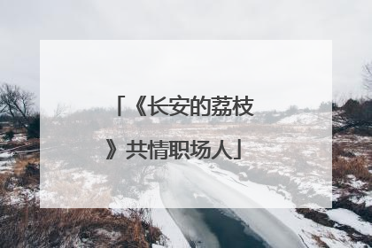 《长安的荔枝》共情职场人