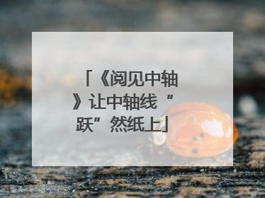 《阅见中轴》让中轴线“跃”然纸上