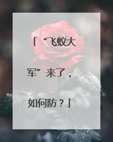 “飞蚁大军”来了，如何防？