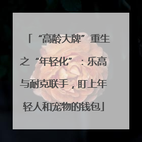 “高龄大牌”重生之“年轻化”：乐高与耐克联手，盯上年轻人和宠物的钱包
