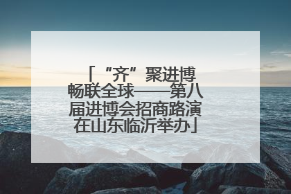 “齐”聚进博 畅联全球——第八届进博会招商路演在山东临沂举办