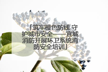 筑牢橙色防线 守护城市安全——宜城消防开展环卫系统消防安全培训