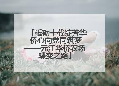 砥砺十载绽芳华 侨心向党同筑梦——元江华侨农场蝶变之路