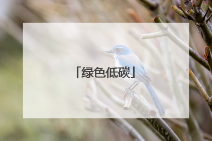 绿色低碳