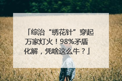综治“绣花针”穿起万家灯火！98%矛盾化解，凭啥这么牛？