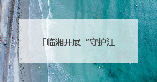 临湘开展“守护江豚的微笑·清江清湖”志愿服务活动