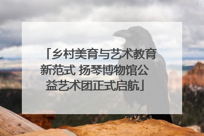 乡村美育与艺术教育新范式 扬琴博物馆公益艺术团正式启航