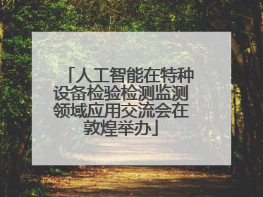 人工智能在特种设备检验检测监测领域应用交流会在敦煌举办