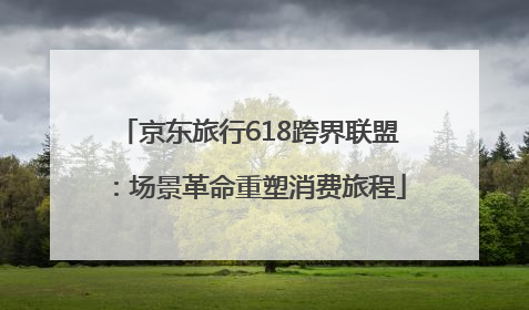 京东旅行618跨界联盟：场景革命重塑消费旅程