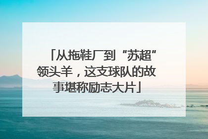 从拖鞋厂到“苏超”领头羊，这支球队的故事堪称励志大片