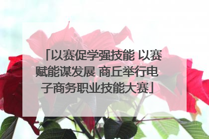 以赛促学强技能 以赛赋能谋发展 商丘举行电子商务职业技能大赛