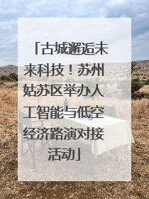古城邂逅未来科技！苏州姑苏区举办人工智能与低空经济路演对接活动