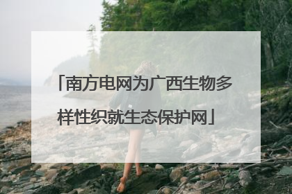 南方电网为广西生物多样性织就生态保护网