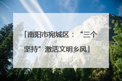 南阳市宛城区：“三个坚持”激活文明乡风