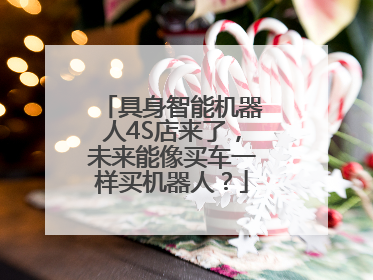 具身智能机器人4S店来了，未来能像买车一样买机器人？
