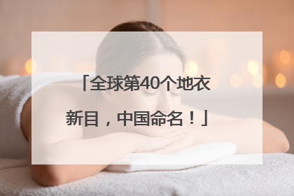 全球第40个地衣新目，中国命名！