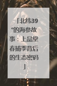 北纬39°的海参故事：上品堂春捕季背后的生态密码