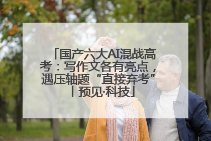 国产六大AI混战高考：写作文各有亮点，遇压轴题“直接弃考”丨预见·科技