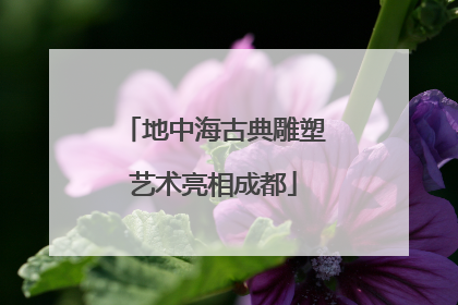 地中海古典雕塑艺术亮相成都