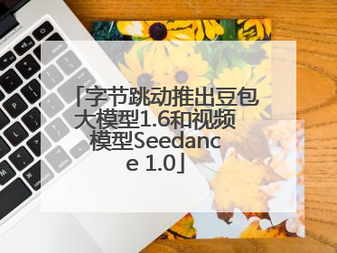 字节跳动推出豆包大模型1.6和视频模型Seedance 1.0