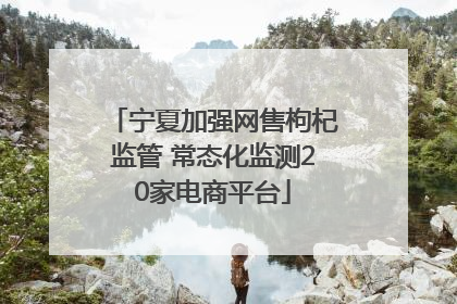 宁夏加强网售枸杞监管 常态化监测20家电商平台