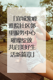 宜城紫峰雅院社区邻里服务中心璀璨绽放 共启美好生活新篇章