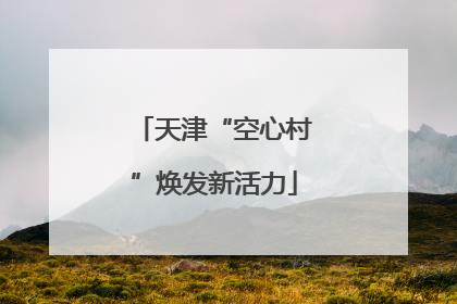 天津“空心村”焕发新活力