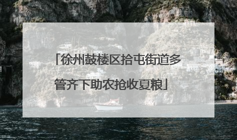 徐州鼓楼区拾屯街道多管齐下助农抢收夏粮