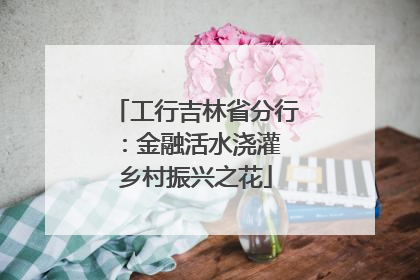 工行吉林省分行：金融活水浇灌 乡村振兴之花