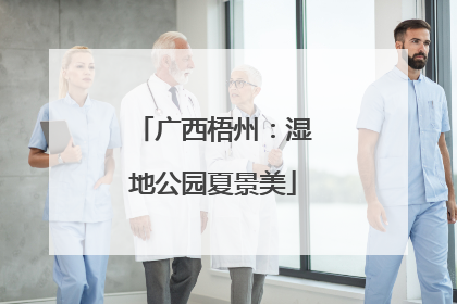 广西梧州：湿地公园夏景美