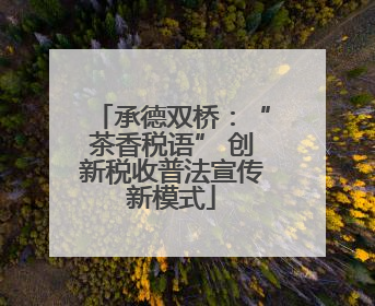 承德双桥：“茶香税语” 创新税收普法宣传新模式