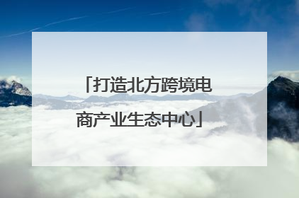 打造北方跨境电商产业生态中心