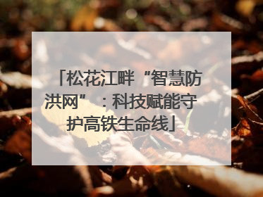 松花江畔“智慧防洪网”：科技赋能守护高铁生命线