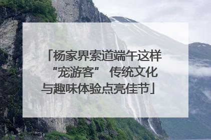 杨家界索道端午这样“宠游客” 传统文化与趣味体验点亮佳节