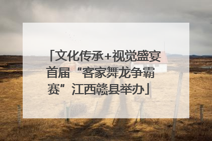 文化传承+视觉盛宴 首届“客家舞龙争霸赛”江西赣县举办