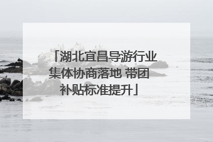 湖北宜昌导游行业集体协商落地 带团补贴标准提升