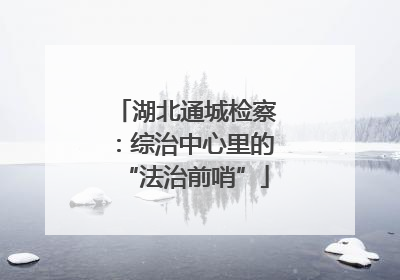 湖北通城检察：综治中心里的“法治前哨”