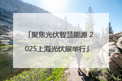 聚焦光伏智慧能源 2025上海光伏展举行