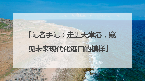 记者手记：走进天津港，窥见未来现代化港口的模样