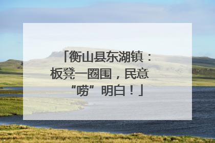 衡山县东湖镇：板凳一圈围，民意“唠”明白！