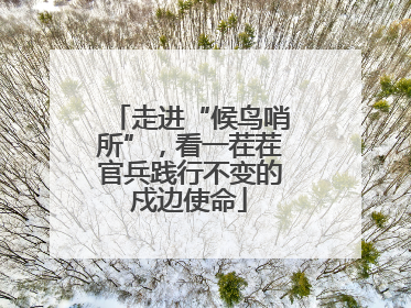 走进“候鸟哨所”，看一茬茬官兵践行不变的戍边使命