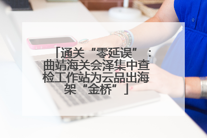 通关“零延误”：曲靖海关会泽集中查检工作站为云品出海架“金桥”