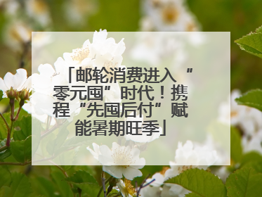 邮轮消费进入“零元囤”时代！携程“先囤后付”赋能暑期旺季