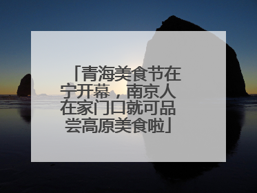 青海美食节在宁开幕，南京人在家门口就可品尝高原美食啦