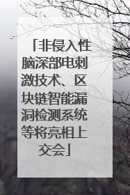 非侵入性脑深部电刺激技术、区块链智能漏洞检测系统等将亮相上交会