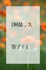 阿盐，久等了！