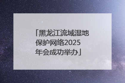 黑龙江流域湿地保护网络2025年会成功举办