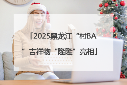 2025黑龙江“村BA”吉祥物“隆隆”亮相