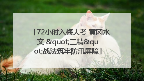 72小时入梅大考 黄冈水文 "三精"战法筑牢防汛屏障