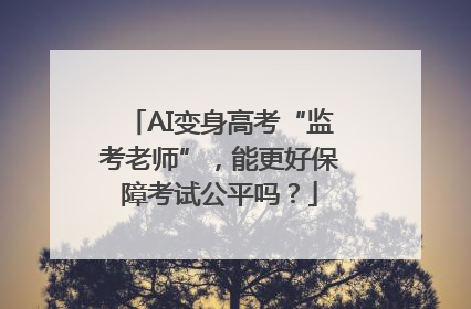 AI变身高考“监考老师”，能更好保障考试公平吗？
